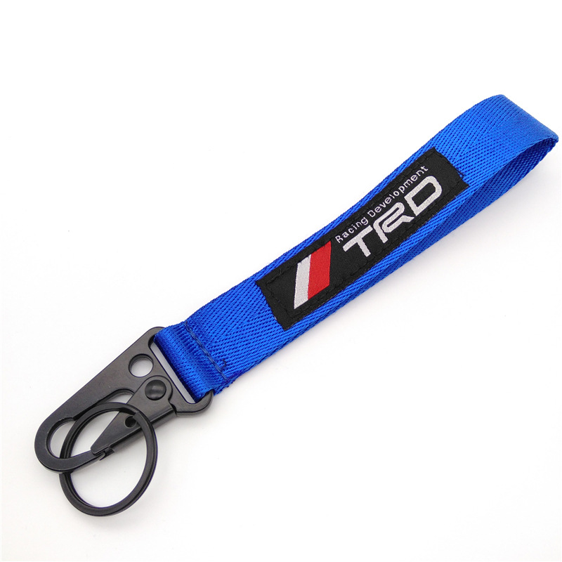 Car Logo Wrist Strap Keyring Keychain Keyfob TRD MUGEN Nismo Ralliart Netby