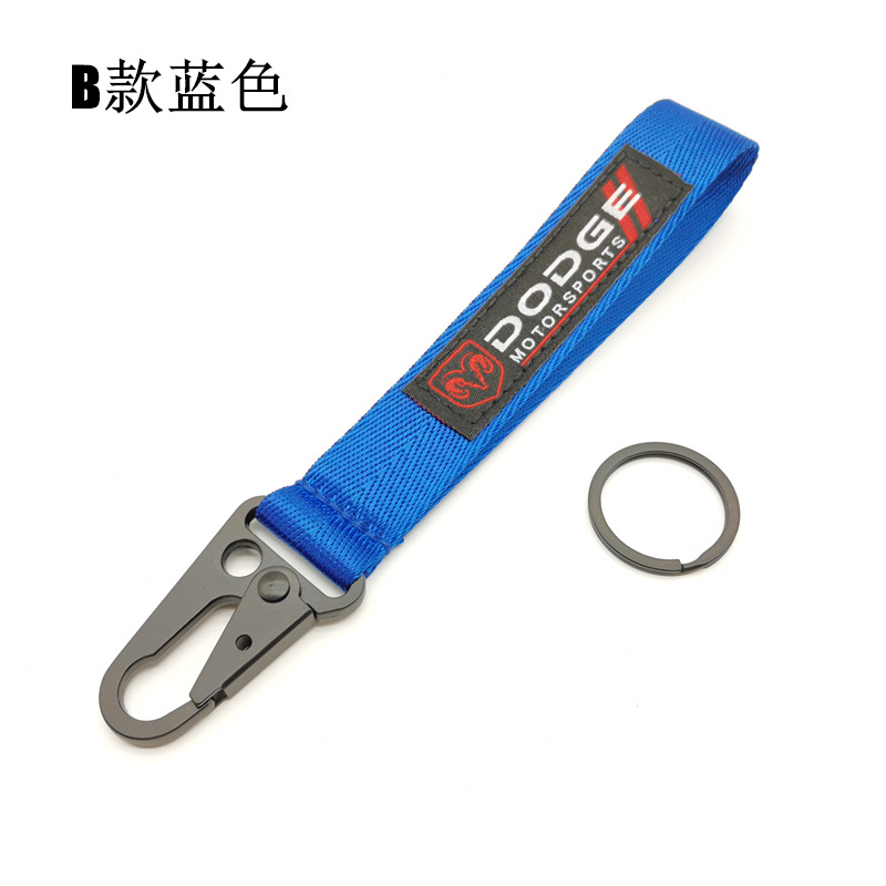 Eagle Buckle Wrist Strap Car Keychain Keyring Keyfob for Jeep Dodge Chevrolet GMC TESLA Ford Mustang Cadillac Nissan Netby