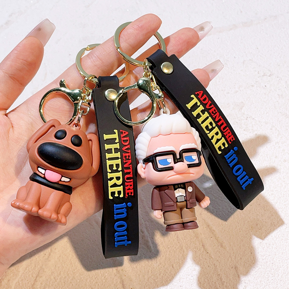 Animation UP Keychain Keyring FLYING HOUSE Netby