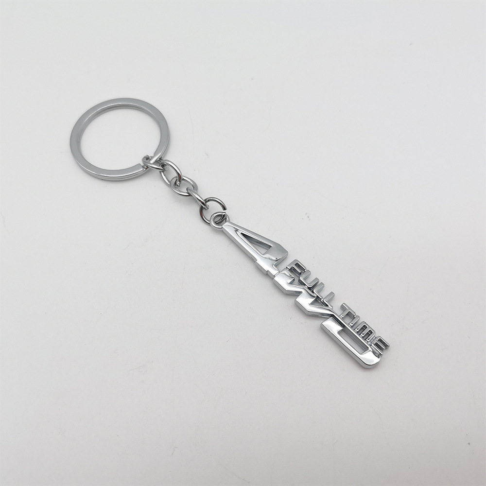 Metal TOYOTA 4WD Full Time Car Keychain Keyring Keyfob Netby