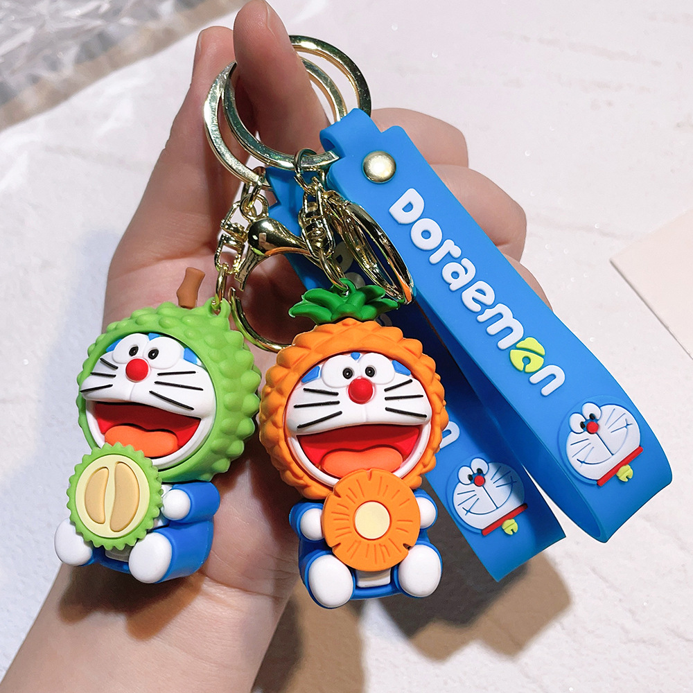 Animation Fruit Doraemon Keychain Keyring Netby