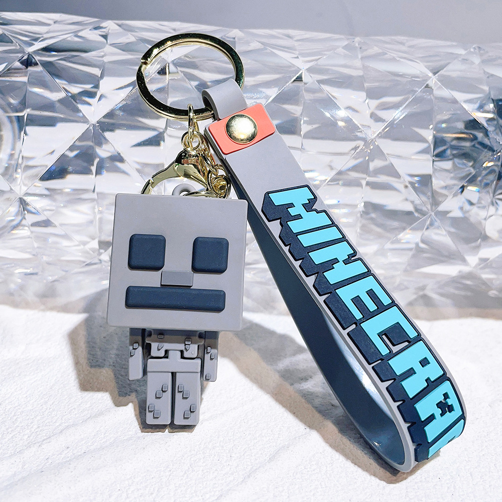 Video Game Minecraft Keychain Keyring Netby