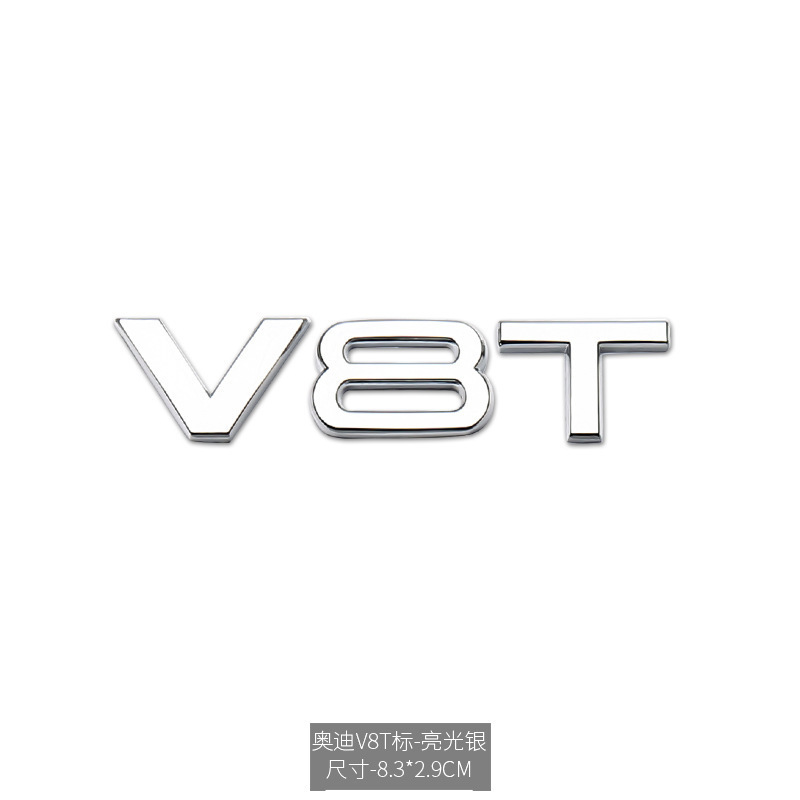 Car Badge Emblem for Audi RS3 RS4 RS5 RS6 RS7 S3 S4 S5 S6 S7 S8 Netby 