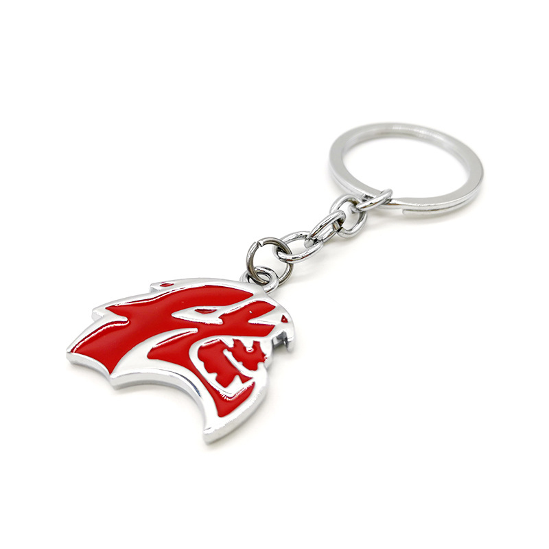 Metal DODGE SRT HELL CAT Car Keychain Keyring Keyfob Netby