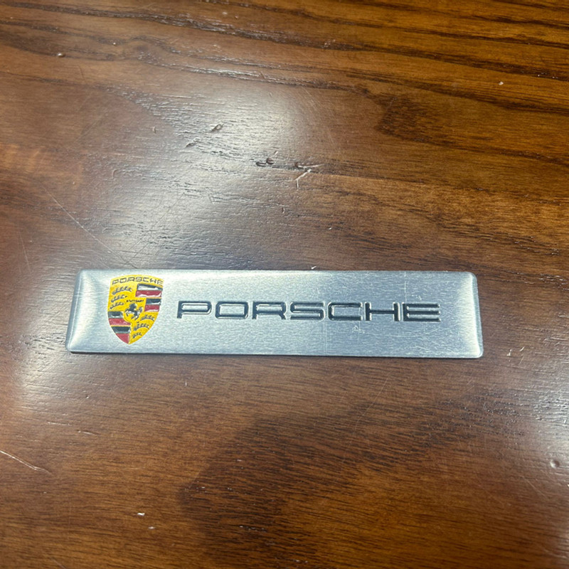 Alluminium Alloy Porsche Car Sticker Netby