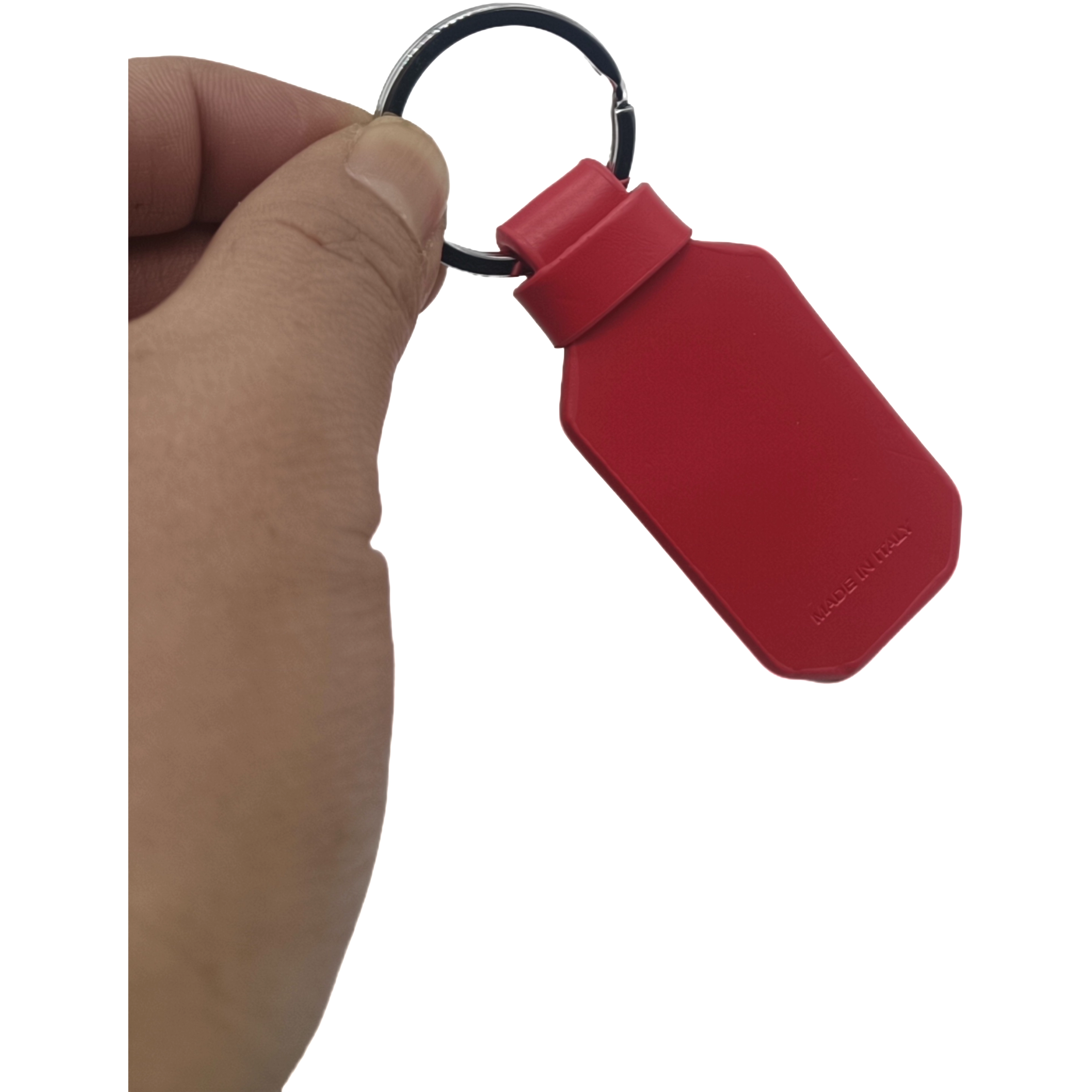 Top Layer Leather Car Logo Keychain Keyring for Ferrari Netby
