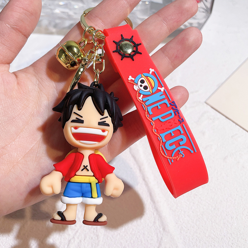 PVC Animation One Piece Keychain Keyring Netby