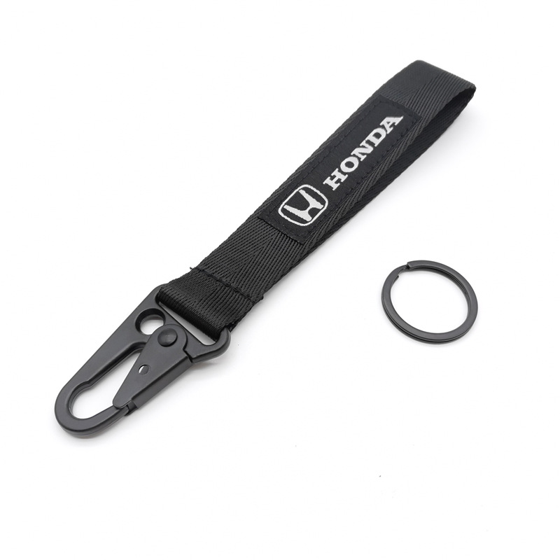 Car Logo Emblem Wrist Strap Keychain Keyring Keyfob for Honda Toyota Nissan Mitsubishi Netby