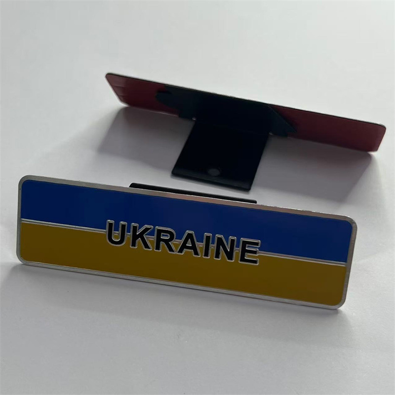 National Flag Car Grille Emblem Badge Netby USA UK SWEDEN CANADA SOUTH KOREA ITALY FRANCE GERMANY