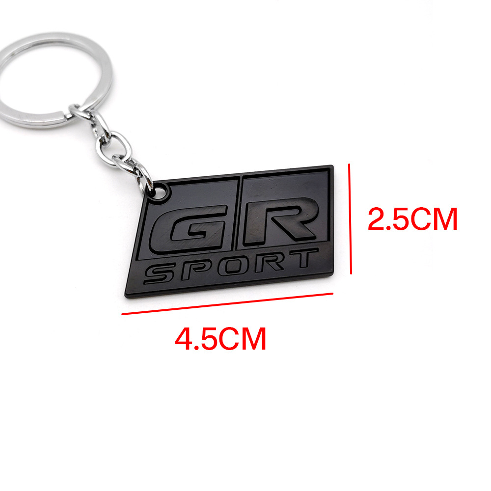 Metal Toyota GR SPORT Car Keyring Keychain Keyfob Netby