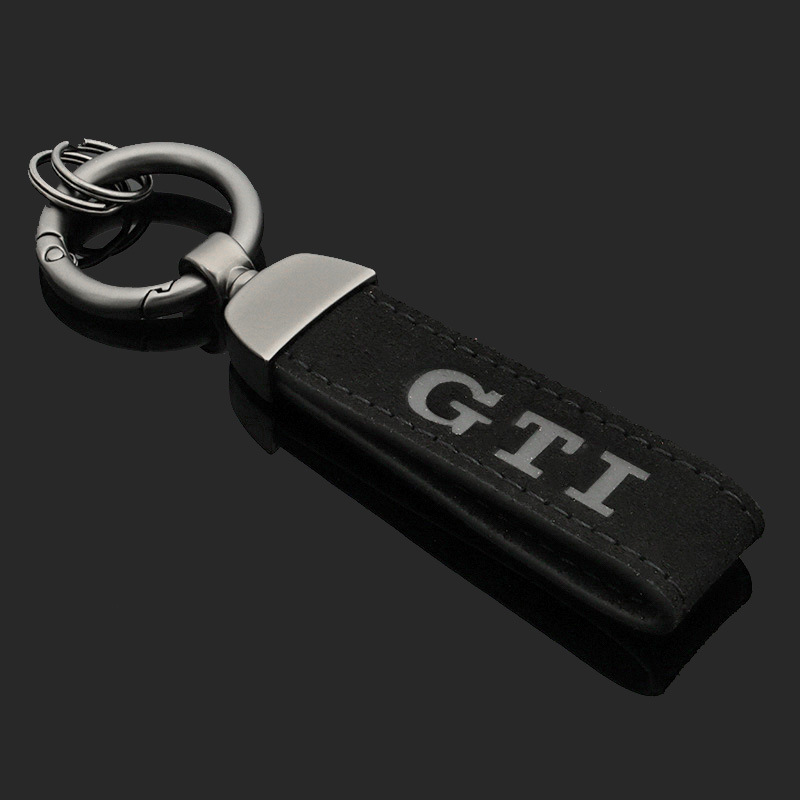 Leather Car Logo Keychain Keyring Keyfob for Audi Sline RS Benz AMG BMW M Volkswagen VW GTI R RLINE Ford ST LINE Netby