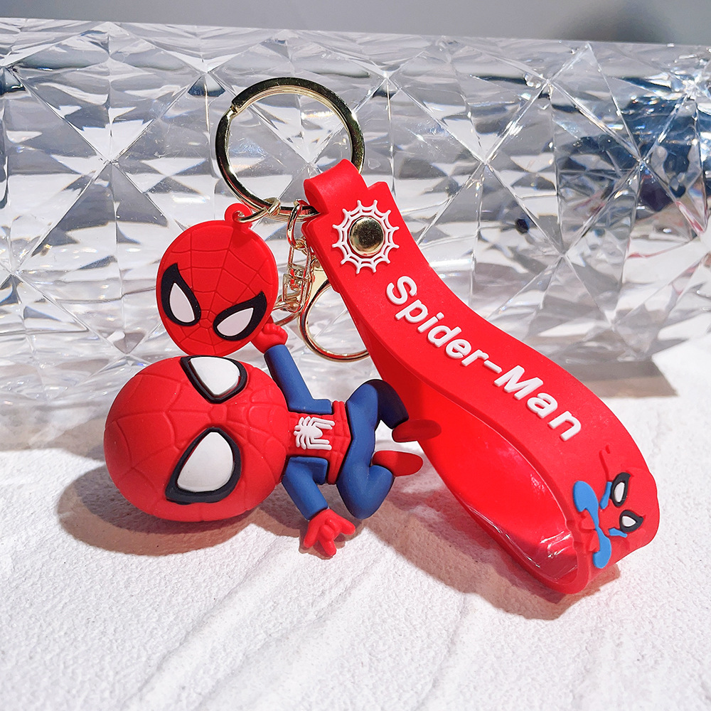 Movie Avengers Spiderman Keychain Keyring Netby