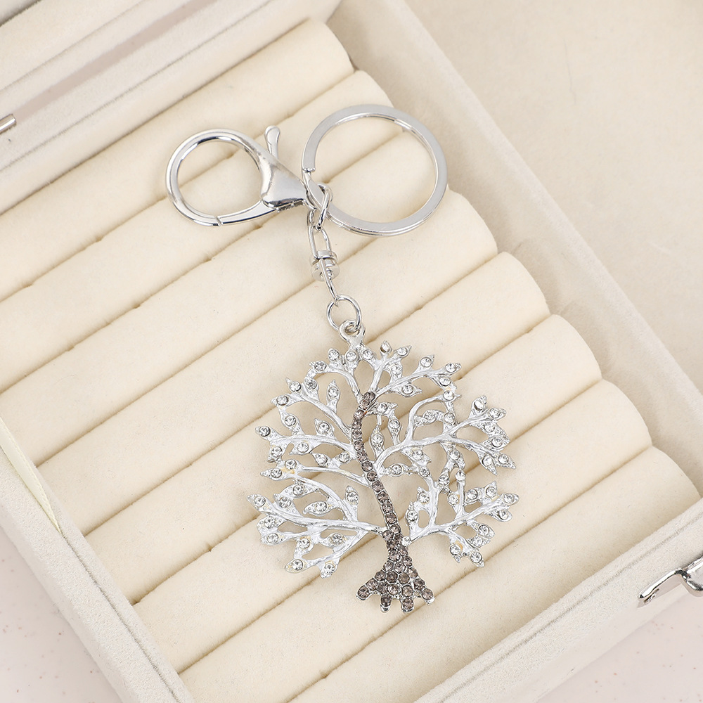 Rhinestone Life Tree Keychain Keyring Netby