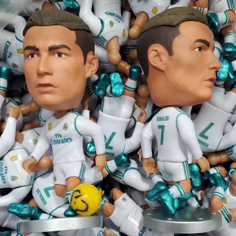 Messi Cristiano Ronaldo Football Star figurines De Bruyne Van Dijk Sterling Mora Neymar Ornament Netby