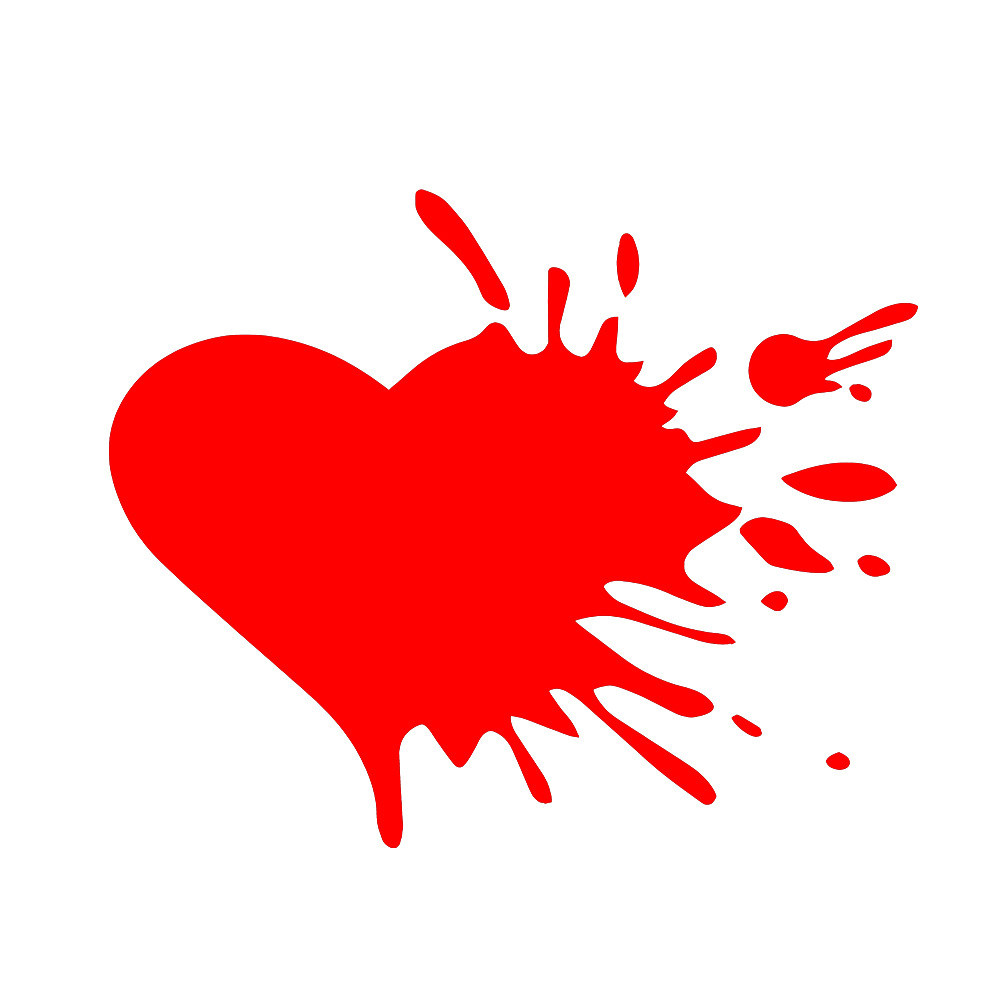 Reflective Heart Car Sticker Netby