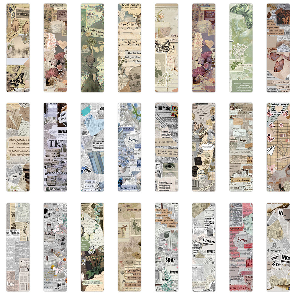 24pcs/pack Cute Creative Paper Bookmarks Netby