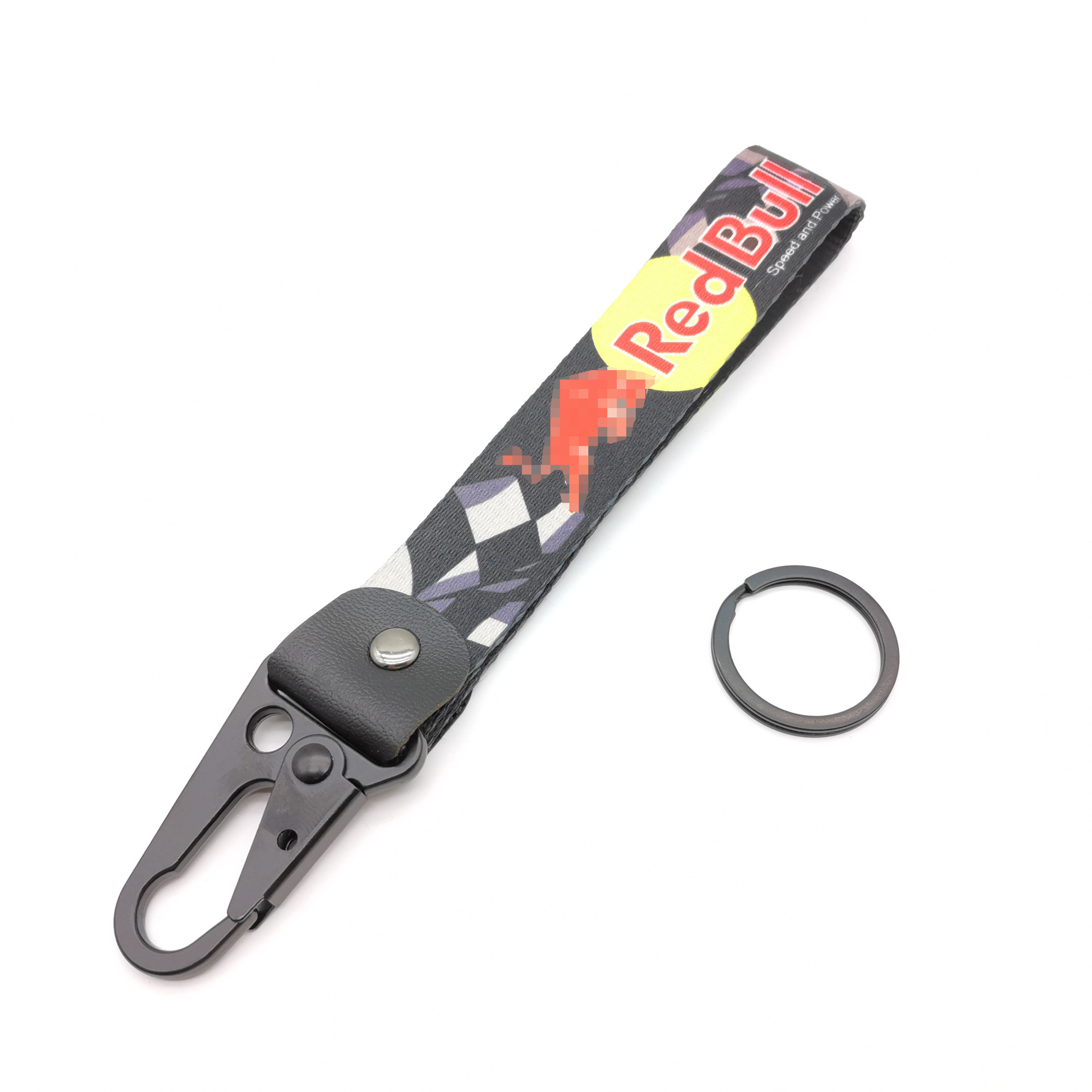 Motorbike Logo Emblem Bagde Eagle Buckle Wrist Strap Keychain Keyring Netby