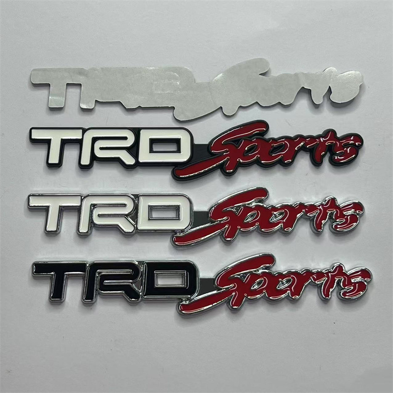 Metal TOYOTA TRD Sports Car Emblem Badge Netby