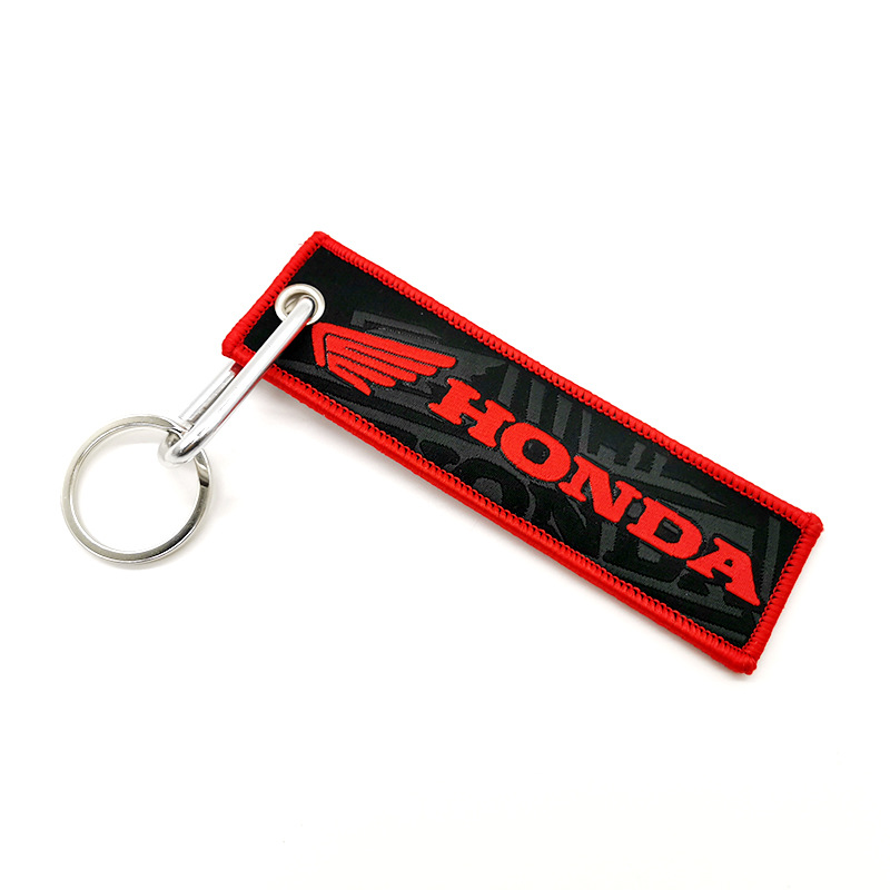 Motorbike Logo Emblem Badge Cloth Keyring Keychain Keyfob Netby