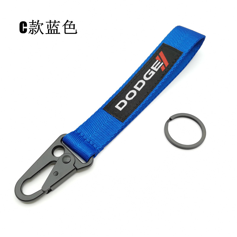 Eagle Buckle Wrist Strap Car Keychain Keyring Keyfob for Jeep Dodge Chevrolet GMC TESLA Ford Mustang Cadillac Nissan Netby