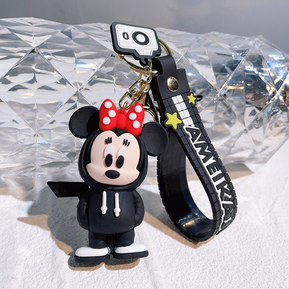 Animation Mickey Mouse Minnie Keychain Keyring Netby