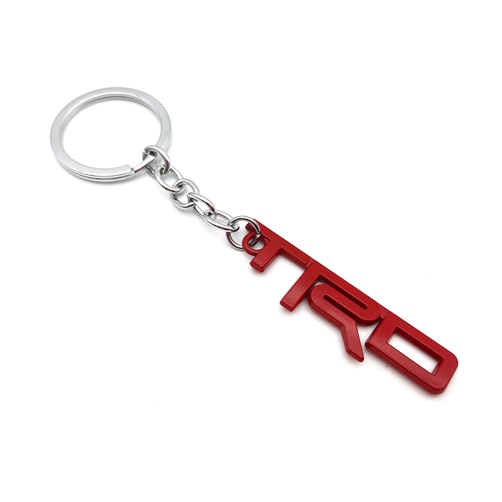 Metal Toyota TRD Car Keychain Keyring Keyfob Netby