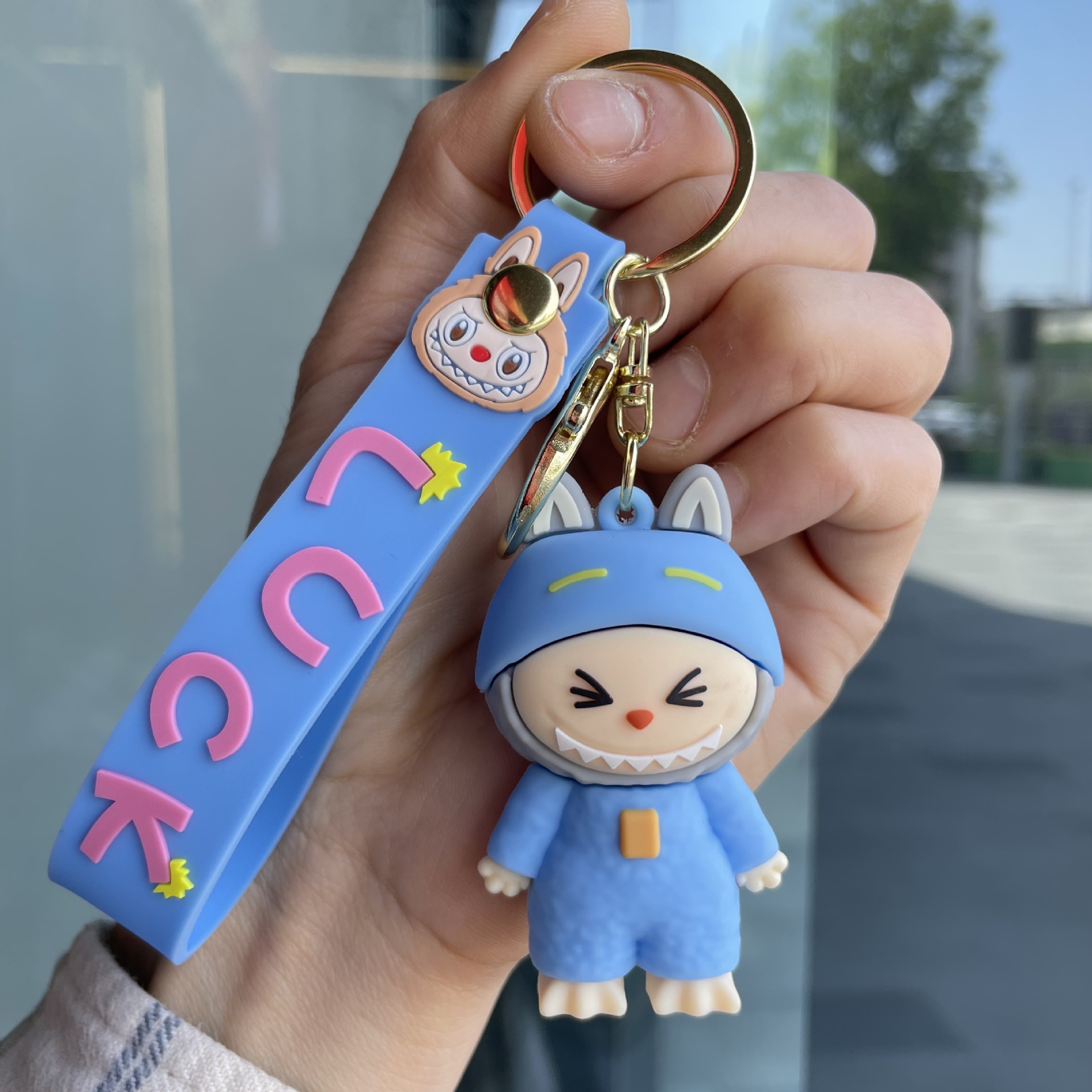 POPMART LABUBU Keychain Keyring Netby