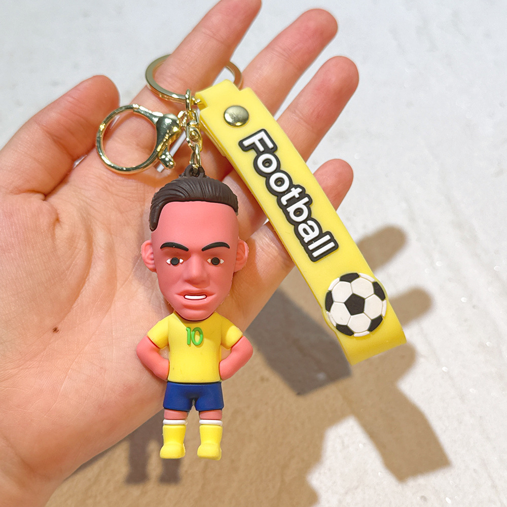 Sports Game Football C Ronaldo Messi Keychain Keyring Netby