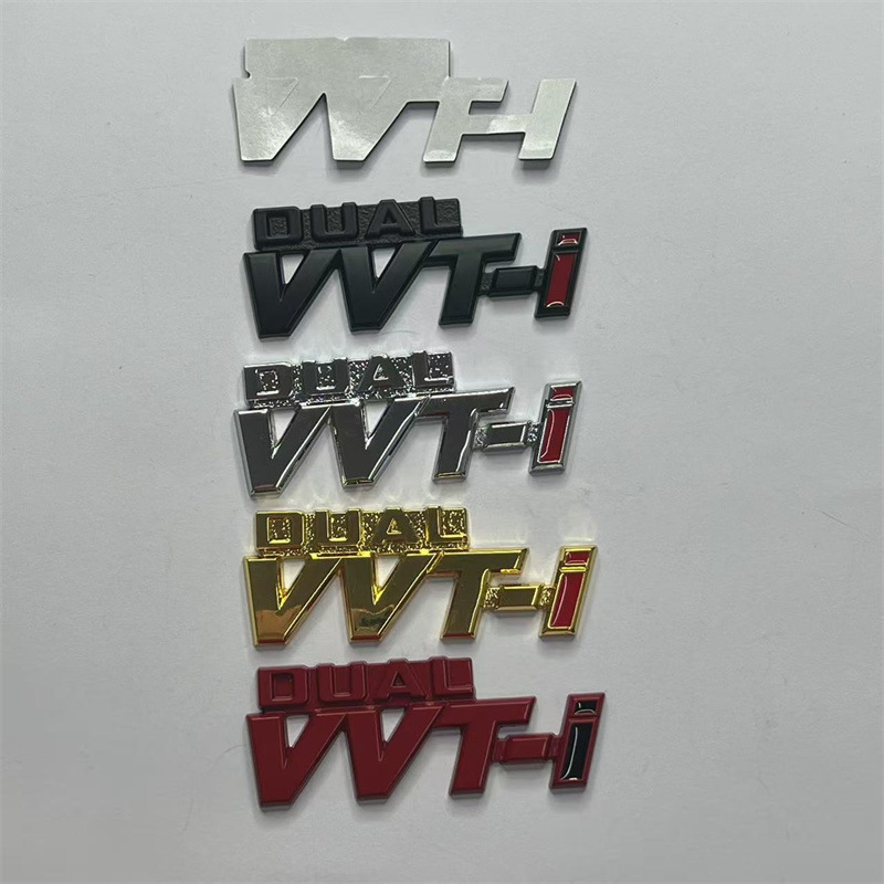 Metal DUAL VVT-i VVTI Car Emblem Badge for TOYOTA Netby