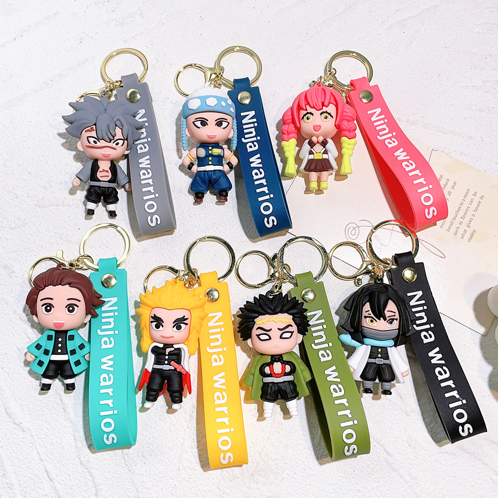 PVC Animation Demon Slayer Keychain Keyring Netby