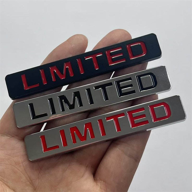 Metal LIMITED Limited Letter Car Sticker Netby