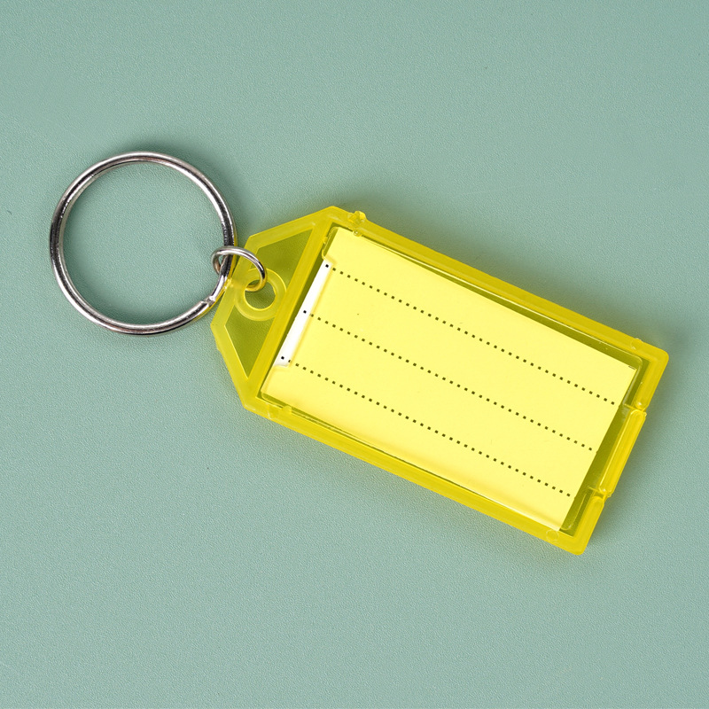 PP Plastic Keyring Tag Luggage Mark Holder Tools Netby