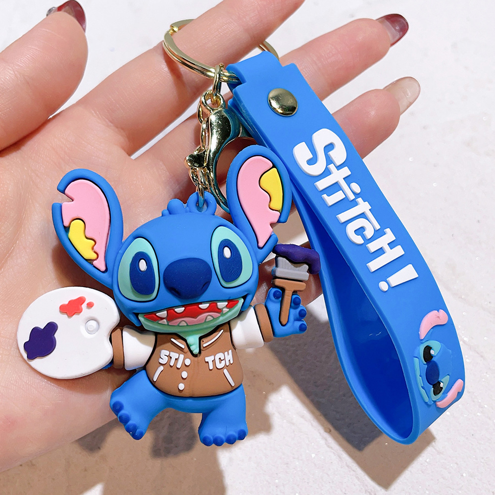 Animation Stitch Keychain Keyring Netby