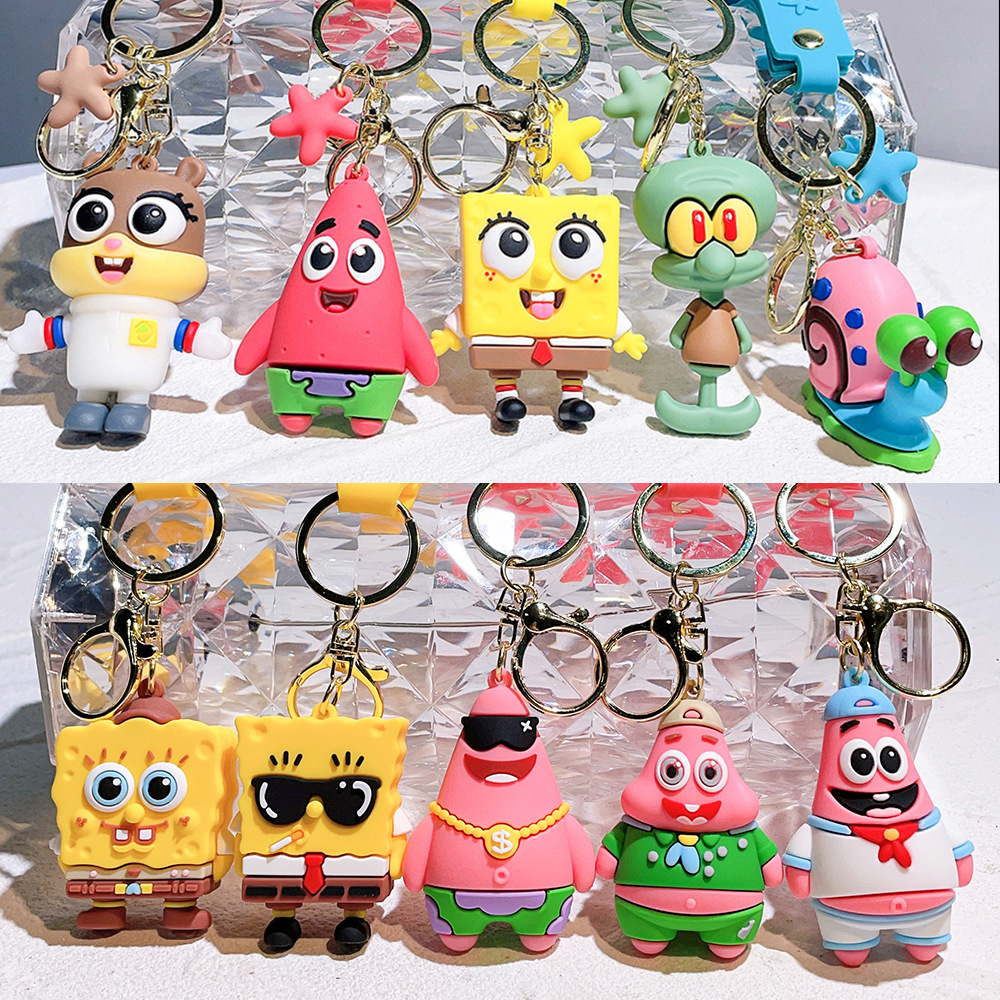 Animation Spongebob Keychain Keyring Netby