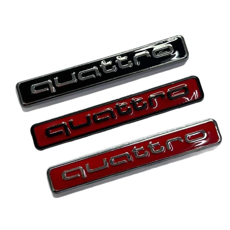 Metal Quattro Car Emblem Badge Audi Netby