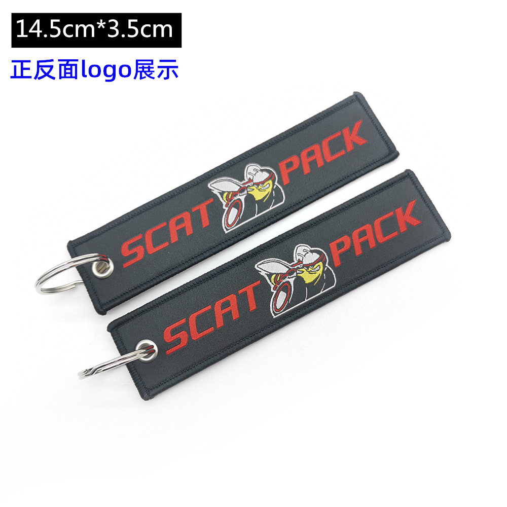 Metal Motorbike Car Logo Cloth Kering Keychain Keyfob for JDM GTI NISMO RALLIART TYPE R HKS TRD NOS Netby