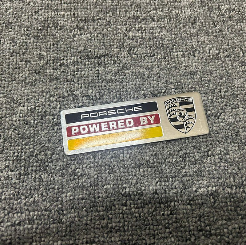 Alluminium Alloy Porsche Car Sticker Netby