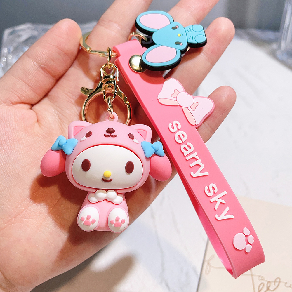 Animation Sakura Sanrio Hello Kitty Keychain Keyring Netby