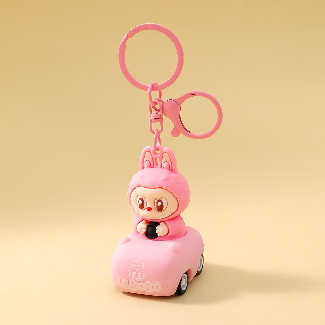 Popmart LABUBU With Car Keychain Keyring Netby