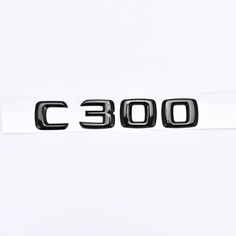 ABS Plastic Car Sticker for Mercedes Benz logo C180 C200 C230 C260 C280 C300 Netby
