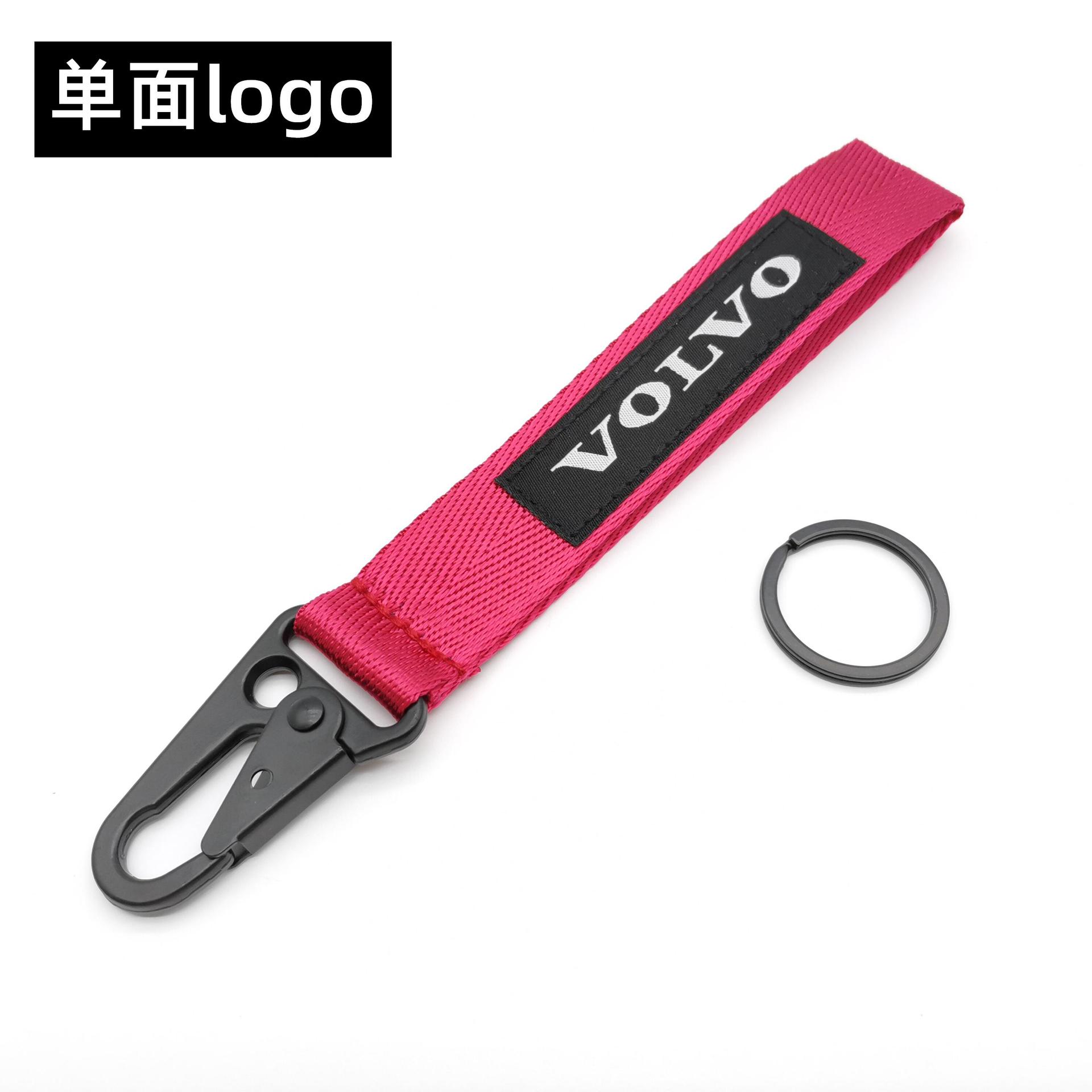 Red Color Eagle Buckle Car Logo Keyring Keychain Keyfob Wrist Strap Netby