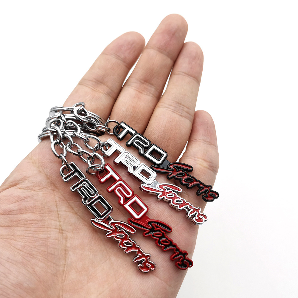 Metal TRD SPORTS Toyota Car Keyring Keychain Keyfob Netby