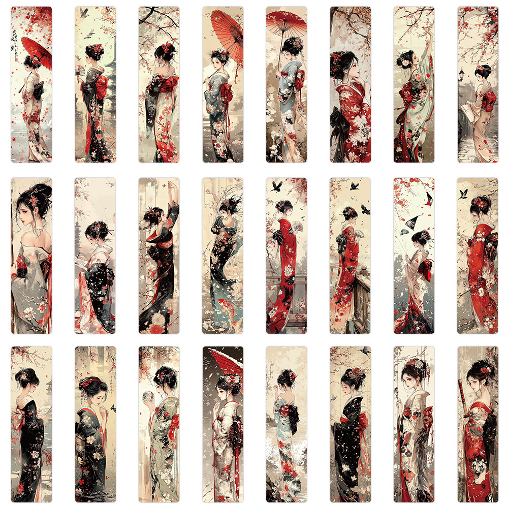 24pcs/pack Cute Creative Paper Bookmarks Netby