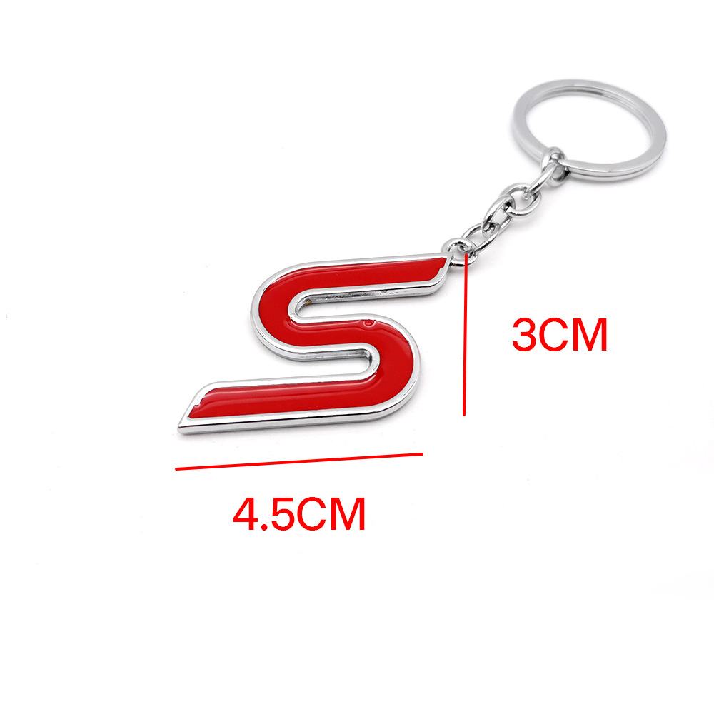 Metal Ford Mondeo Focus S Car Keychain Keyring Keyfob Netby