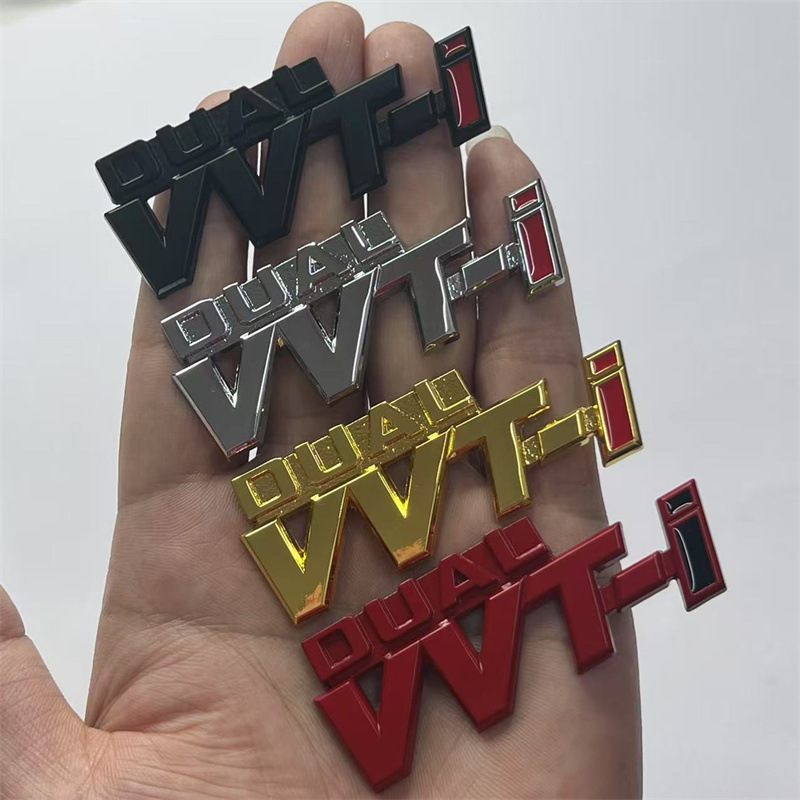 Metal DUAL VVT-i VVTI Car Emblem Badge for TOYOTA Netby