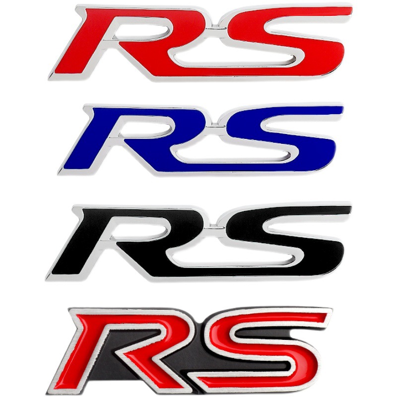 Metal RS Car Emblem Badge for Honda Netby