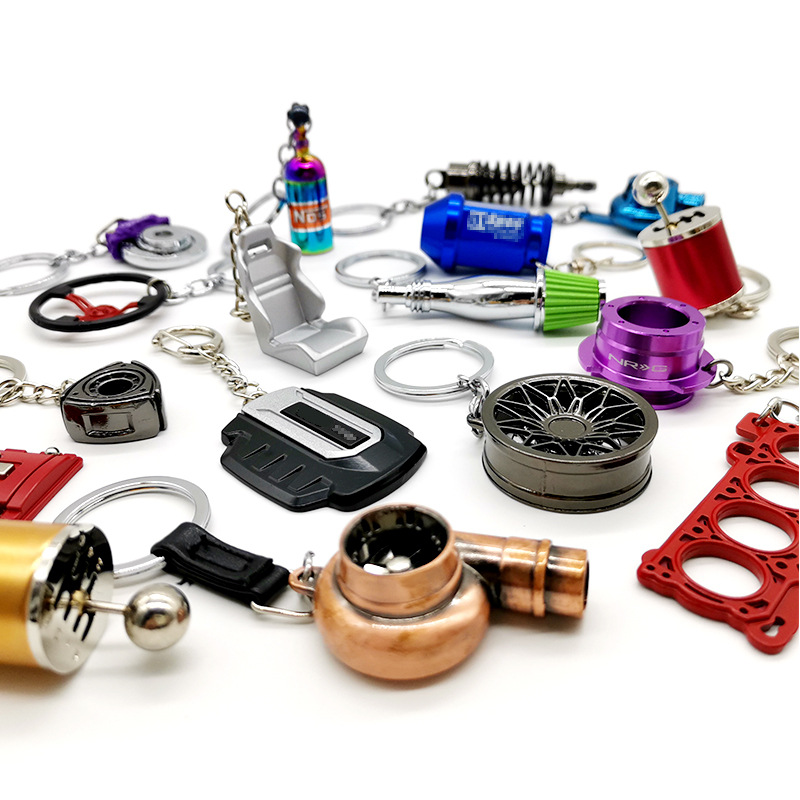 Creative Metal Steering Wheel Car Keychain Keyring Keyfob Netby