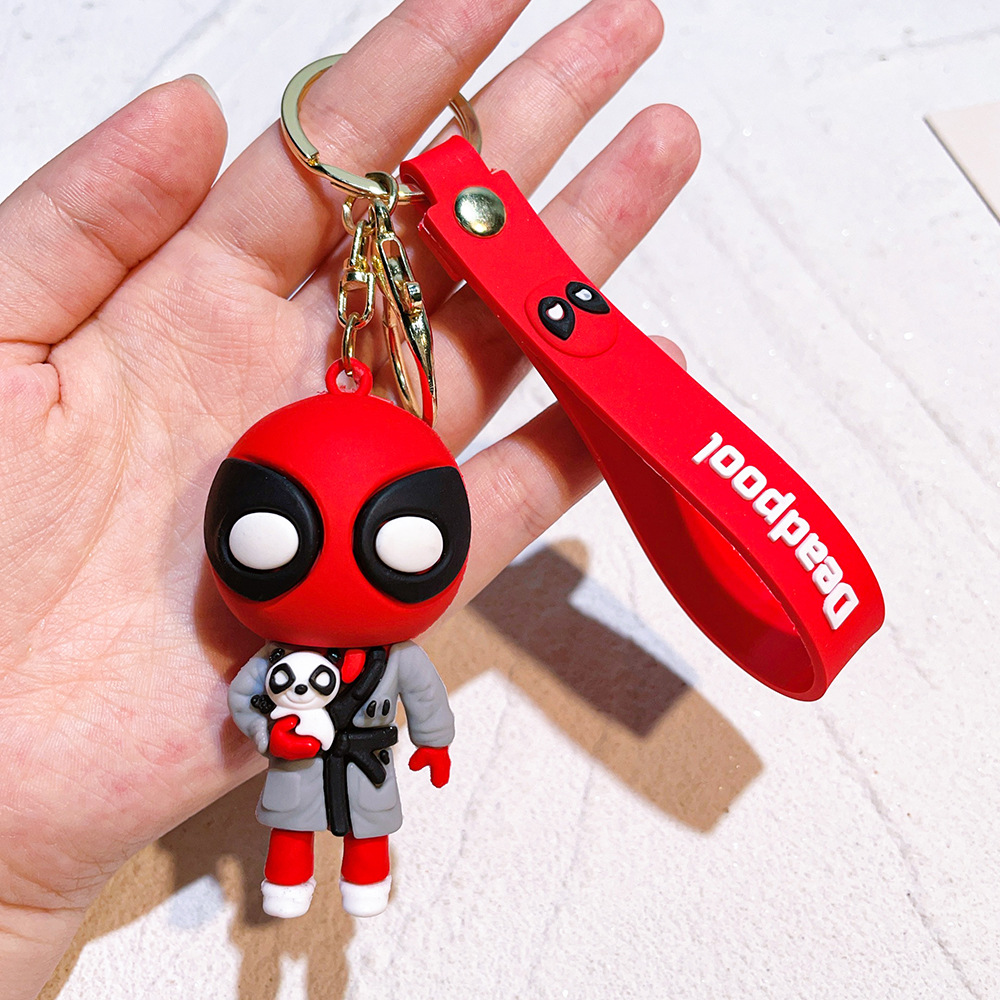 Movie Deadpool & Wolverin Keychain Keyring Netby