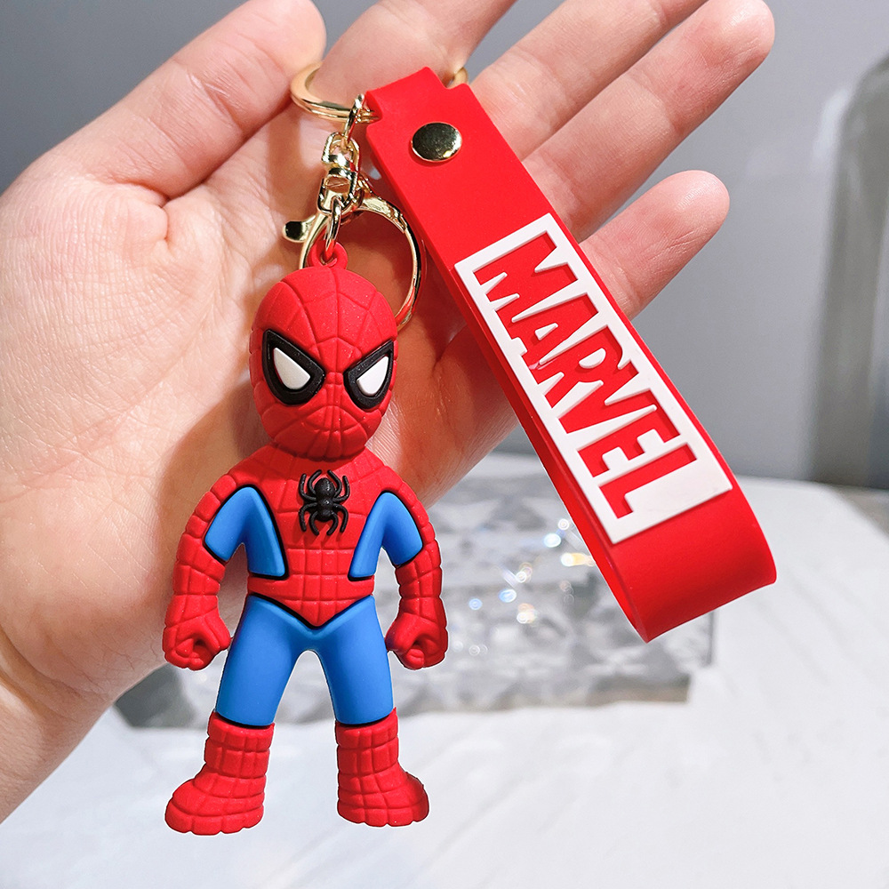 Movie Avengers Spiderman Keychain Keyring Netby