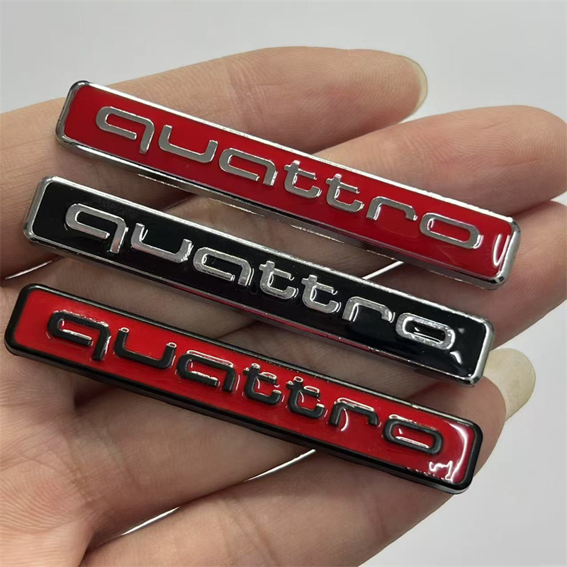 Metal Quattro Car Emblem Badge Audi Netby
